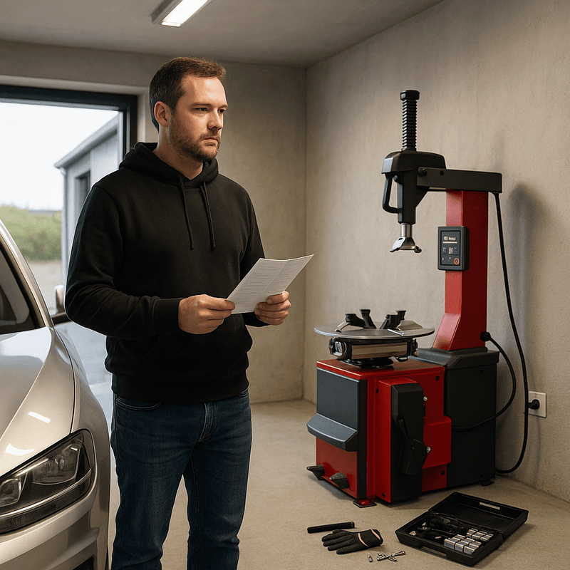 Reifenmontiermaschine für Einsteiger – Komplettset unter 2000 €
