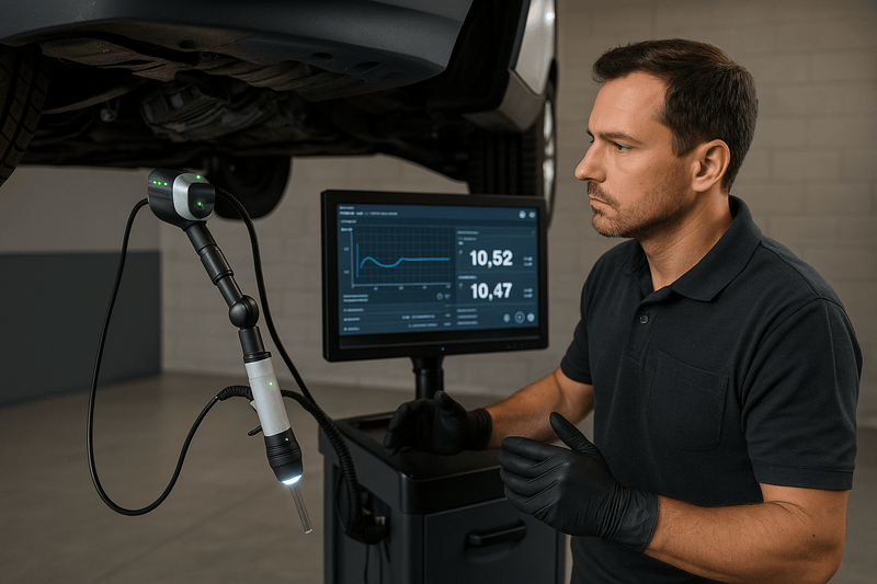 Automatisierte Prüfung mit Sensorik