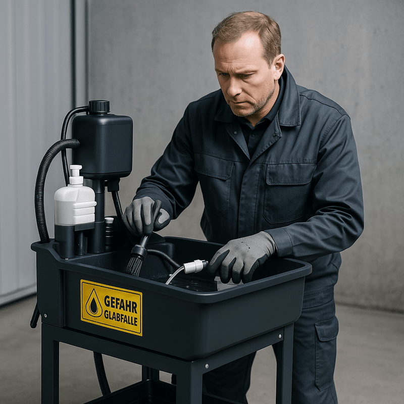 Ölverschmutzte Teile reinigen & entsorgen – mobil & normgerecht