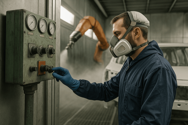 Sensorregelung für Lackieranlage automatisieren