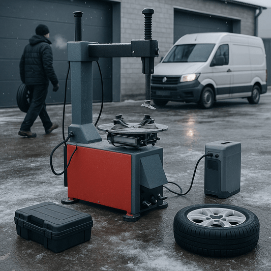 Reifenmontiermaschine für kalte Umgebung – Outdoor geeignet & frostsicher