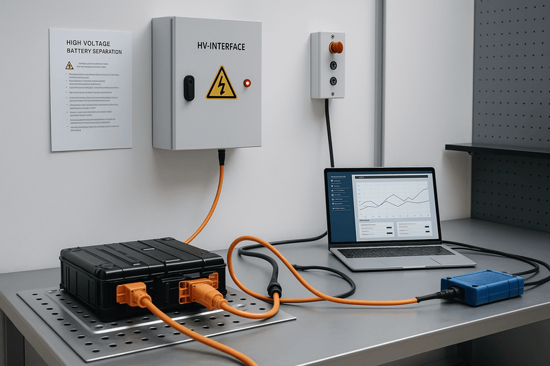 Szenario: HV-Batterie prüfen mit IoT-Fernzugriff